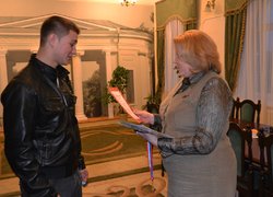 Зустріч в.о. ректора О.О.Непочатенко з представниками Ради студентського самоврядування